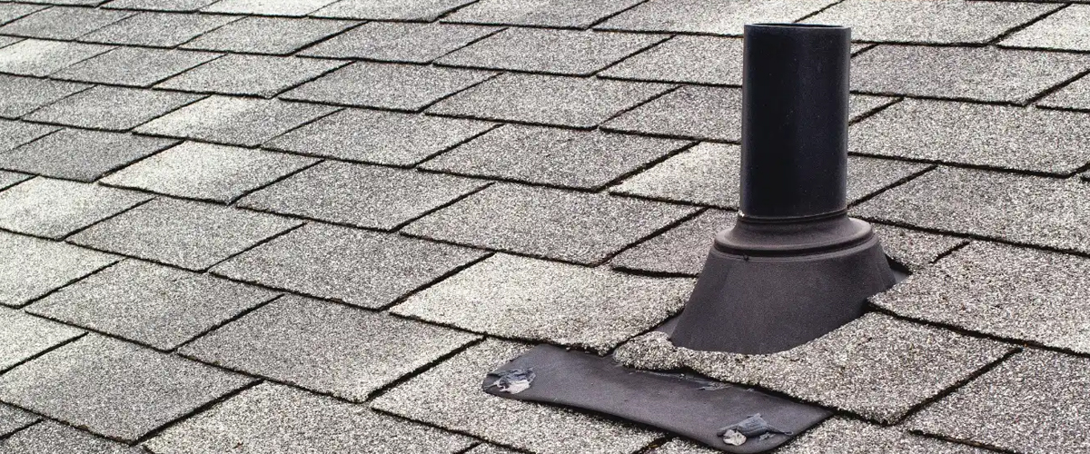 Sample of roof flashing